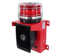 Sirena di Allarme Industriale 120DB, 100W Tromba Stroboscopica Sirena di Allarme Lampeggiante Forte, Sirena Esterna Impermeabile Sirena di Allarme di Sicurezza Sirena di (Spina