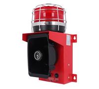 Sirena di Allarme Industriale 120DB, 100W Tromba Stroboscopica Sirena di Allarme Lampeggiante Forte, Sirena Esterna Impermeabile, Sirena di Allarme di Sicurezza Sirena di (Spina