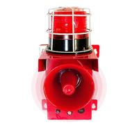 Sirena di allarme industriale con luce lampeggiante, motore elettrico da 120 dB per sicurezza, allarme di emergenza in case, aree residenziali e industrie