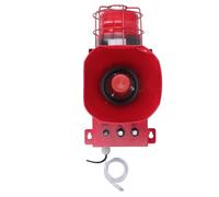 Sirena di Allarme Industriale, Luce Sonora 180 DB, Stroboscopio di Emergenza Esterno, Avvisa la Luce Impermeabile (DC24V)