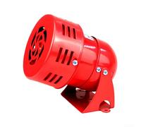 Sirena di allarme rossa motorizzata 220 V con 110 dB suono forte per allarme di interruzione di corrente, sicurezza industriale e segnale in fabbriche, edilizia