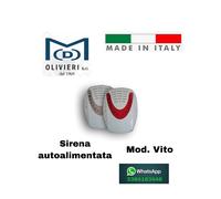Sirena Esterna Autoalimentata Universale Olivieri Codice Vito