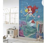 Sirena Foto Carta da Parati Disney Murale Bambina Camera 184x254cm Blu Muro