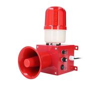 Sirena Industriale Corno D'allarme, Sirena D'allarme Lampeggiante Forte Stroboscopica 115 DB Sirena Esterna Sirena D'allarme di Sicurezza Sirena D'avvertimento Interna Luce di