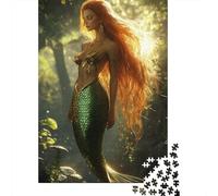 Sirena Jigsaw 1000Pcs Foresta Incantata Collection Divertimento Per Adulti Puzzle Giochi Idea Regalo Uomo E Donna 1000pcs (75x50cm)