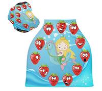 Sirena Mare Passeggino Tettoia Copri Seggiolino Copertura Infermieristica Auto per Bambini per L'Allattamento Al Seno Morbido Traspirante Elastica Tettuccio