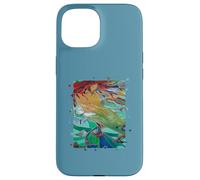 Sirena Nuoto con Farfalle Fantasy Art Custodia per iPhone 15