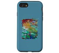 Sirena Nuoto con Farfalle Fantasy Art Custodia per iPhone SE (2020) / 7/8
