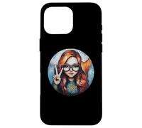 Sirena pacifica con occhiali Fantasy Art Custodia per iPhone 16 Pro Max