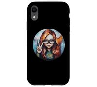 Sirena pacifica con occhiali Fantasy Art Custodia per iPhone XR