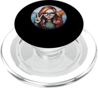 Sirena pacifica con occhiali Fantasy Art PopSockets PopGrip per MagSafe