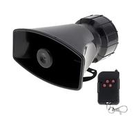 Sirena per auto con 7 diversi toni, suono del clacson, ambulanza, sirena, traffico, con telecomando, 12 V, 100 W (1 x telecomando)