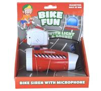 Sirena per divertimento in bicicletta/luce lampeggiante dei vigili del fuoco con microfono