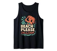Sirena Ragazza Sirena Vibe Costiera Estetica Spiaggia Spirito Libero Canotta