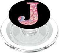 Sirena Scala Lettera J Acquerello Magia PopSockets PopGrip per MagSafe