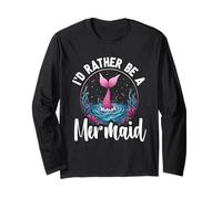 Sirena Sirene I'd Rather Be A Mermaid Maglia a Manica