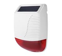 Sirena solare esterna wireless da 433 MHz con luce stroboscopica, allarme antifurto impermeabile per la sicurezza domestica