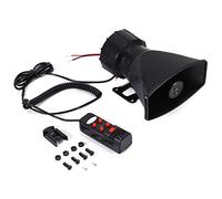 sirena vigili del fuoco per auto 12v adatto per Tromba acustica per auto 12V, 5 suoni 300db furgone per auto camion megafono tromba d'aria alta sirena PA MIC altoparlante ce adatto