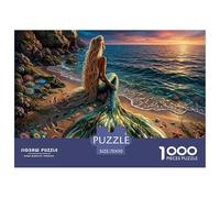 SirenaPuzzle Impossibili 1000 Pezzi spiaggia costiera Decorazione Per La Casa. Rilassamento E Intelligence Per Adulti E Bambini Da 12 Anni 70x50cm/1000pcs