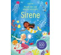 Piccoli libri con adesivi luccicanti: Sirene