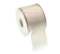 Sirene - Farfalla Nastro Portaconfetti in Organza e Gros Grain, per Bomboniere Fai da Te, Matrimonio, Battesimo e Comunione - Made in Italy - Rotolo 7 Metri (Bianco, 7)