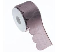SIRENE - Primula Nastro portaconfetti, Tessuto Opaco, Made in Italy, per bomboniere, Cerimonie e Fai da Te (Cipria Antico, 7)