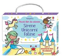 Valigette Usborne - Valigetta Piccoli libri da colorare - Sirene, Unicorni, Fatine