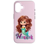 Sirenette con il nome Hannah Custodia per iPhone 16