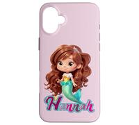 Sirenette con il nome Hannah Custodia per iPhone 16 Plus