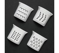 Sirge Confezione 4 Trafile per [ BUCATINI RADIATORI CONCHIGLIETTE GNOCCHI SARDI ] Macchina per la Pasta Sirge PastaMagic e PastaRita dalla trafila n.19 alla n.22