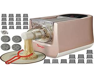 Sirge PASTARIT30 Macchina per la Pasta 300 W - 30 Trafile - fino a 900gr di Pasta - Estrusione Verticale e Orizzontale - 4 programmi automatici + 2 manuali - kit ravioli omaggio