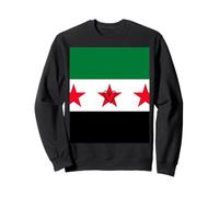 Siria Nuova Bandiera Siriano Cuore Orgoglioso Democrazia Giornata Nazionale Felpa