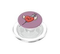 Siringa a forma di cuore Kawaii divertente per infermiera umorismo flebotomista PopSockets PopGrip per MagSafe