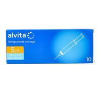 ALLIANCE HEALTHCARE IT.DIS.SpA ALVITA SIRINGA 5 ML 23 GAUGE 10 PEZZI