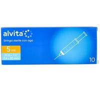 SIRINGA ALVITA 5 ML GAUGE 23 10 PEZZI