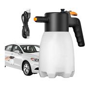 Siringa con pompa in schiuma, spruzzatore per schiuma autolavaggio | Sirter multifunzionale in schiuma di lavaggio auto | Strumento di pulizia elettrico da 1,8 l, forniture per veicoli riutilizzabili