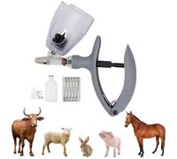 Siringa Continua Veterinaria Automatica, Siringa per Vaccino Continua A Dose Fissa Dispensatore di Medicinali Pompa Siringa di Precisione Regolabile da 0,1 Ml A 5 Ml, per Maiale Toro Pecora Bestiame