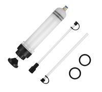 Siringa di Aspirazione dell'olio da,con 2 Tubi e Un Paio di Anelli di Gomma,Adatto a vari tipi di pompe di aspirazione dell'olio e pompe di riempimento, liquido frenante, liquido refrigerante, (200ml)