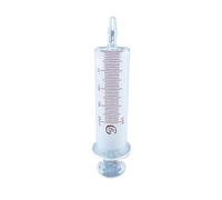 Siringa in vetro di grosso calibro - 150 ml-500 ml - Dispositivo for clistere da laboratorio durevole for estrazione e iniezione di campioni, 1 pz.(200ml)