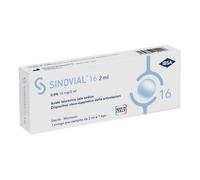 Siringa Intra-articolare Sinovial 16 Acido Ialuronico 0,8% 16 Mg/2 Ml 1 Fs + Ago Gauge 21 1 Pezzo