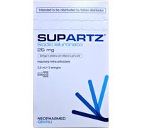 Siringa Intra Articolare Supartz 2.5 Millilitri 3 Siringhe