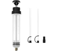 Siringa Manuale per Il Cambio Olio Pompa aspirazione Liquidi con capacità 200ML Aspira oli Estrattore Aspiraliquidi Olio Motore Cambio Estrazione del Liquido dei Freni
