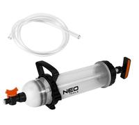 SIRINGA OLIO FLUIDI CON SCALA GRADUATA 1500ML - TUBO FLESSIBILE E RUBINETTO - 10