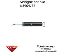 Siringa per olio k3904 con ghiera zincata canna rigida lunghezza 140 mm d56 abc