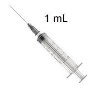 SIRINGA PIC STERILE 1ML 26GX 0.45X12.7 CONFEZIONE 100 PEZZI NEW
