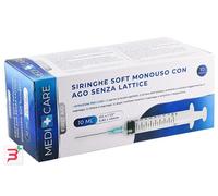 SIRINGA SOFT CAPACITA' 10ML AGO GAUGE 21 CONFEZIONE 10 PEZZI GAMMADIS