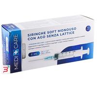 SIRINGA SOFT CAPACITA' 5ML AGO GAUGE 23 CONFEZIONE 10 PEZZI GAMMADIS