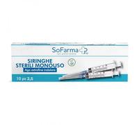 SOFARMAPIÙ SIRINGA STERILE 2,5ML G23 10PZ