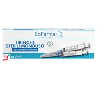 SIRINGA STERILE 5ML GAUGE 23 10 PEZZI SOFARMAPIU'