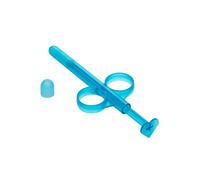 Siringa vaginale anale dispenser per lubrificante blu